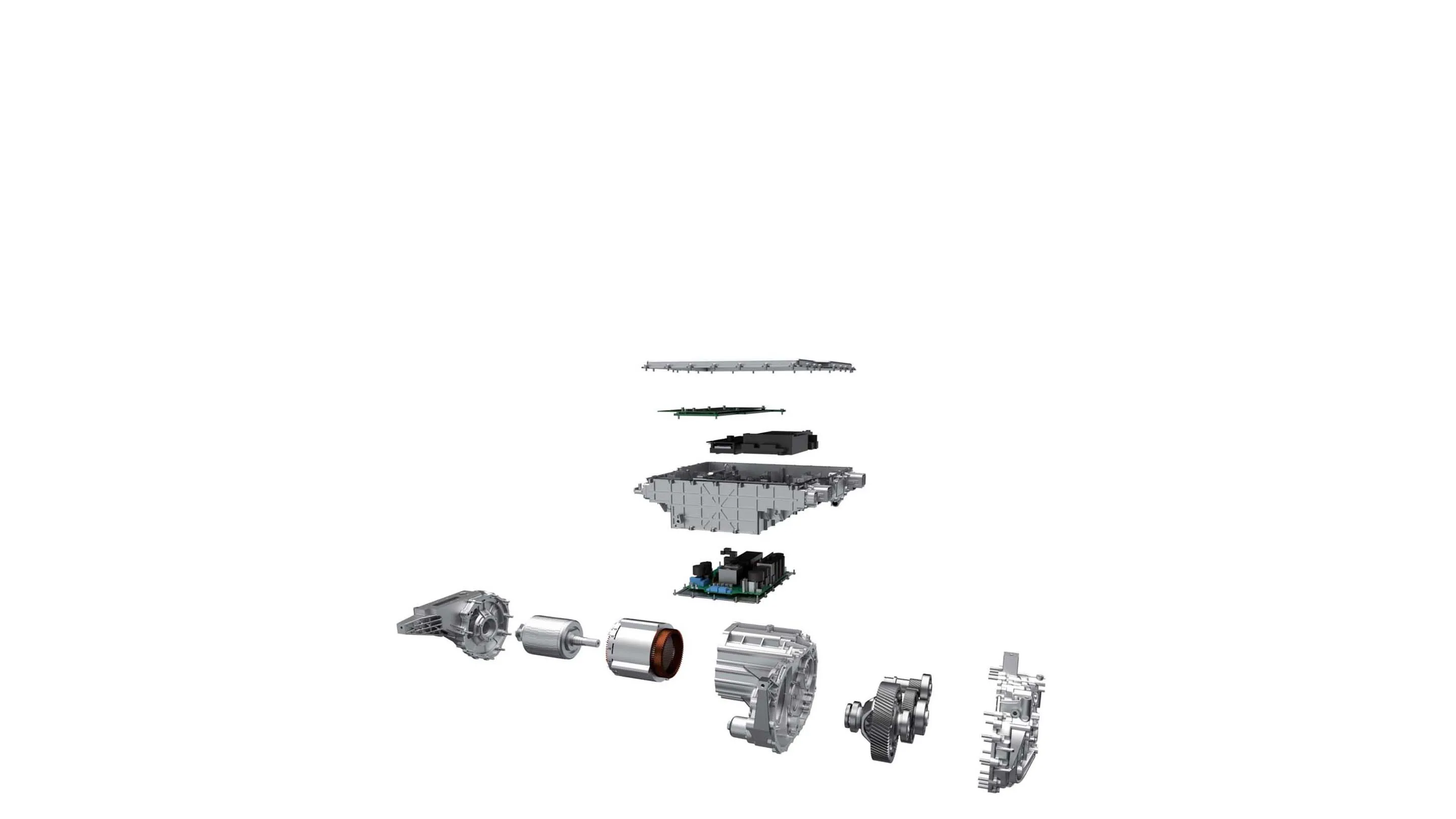 The world's first mass-produced 8-in-1 electric powertrain